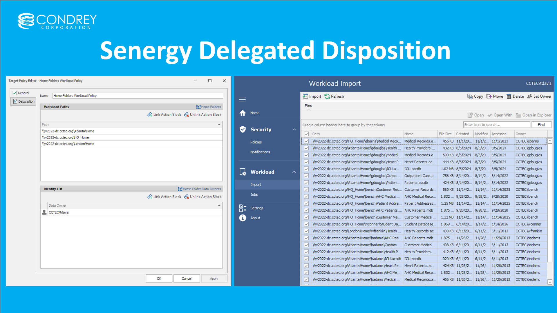 Senergy Workload